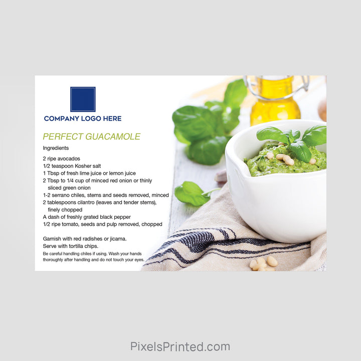 Coldwell Banker recipe postcards PixelsPrinted 
