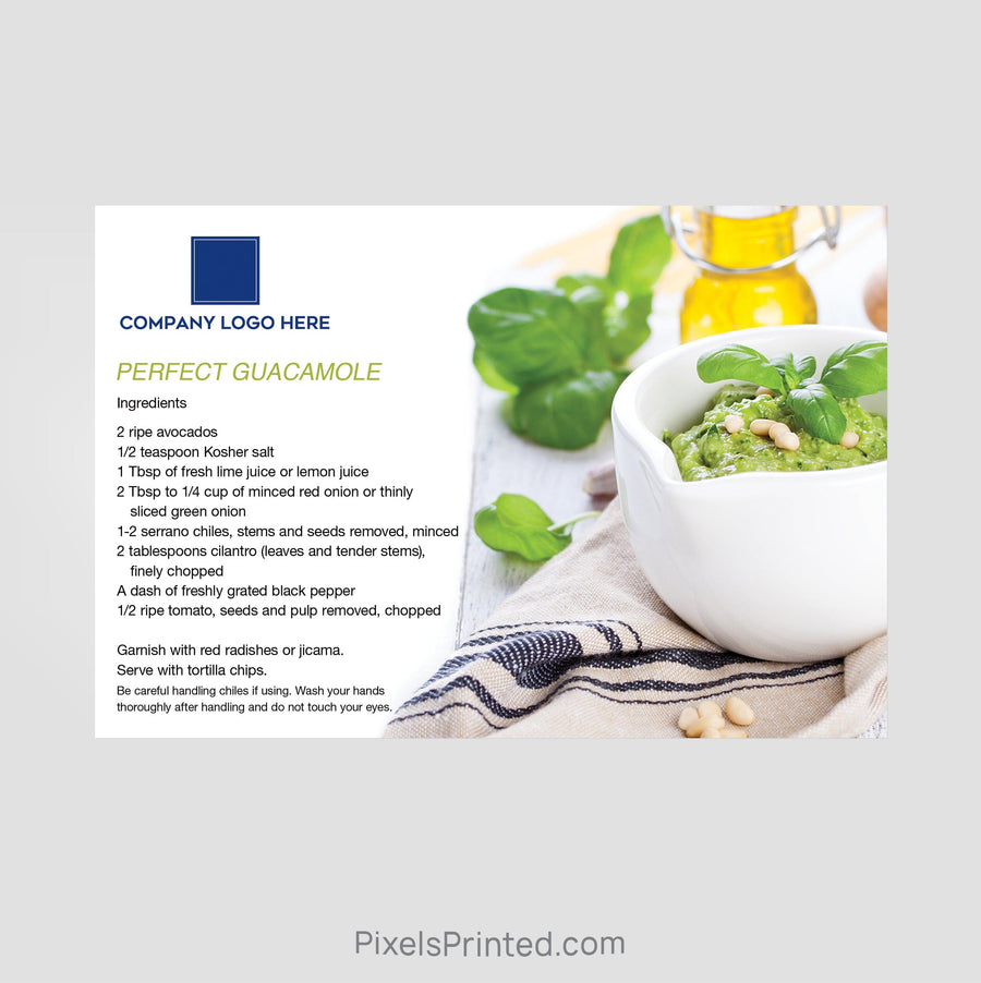 Coldwell Banker recipe postcards PixelsPrinted 