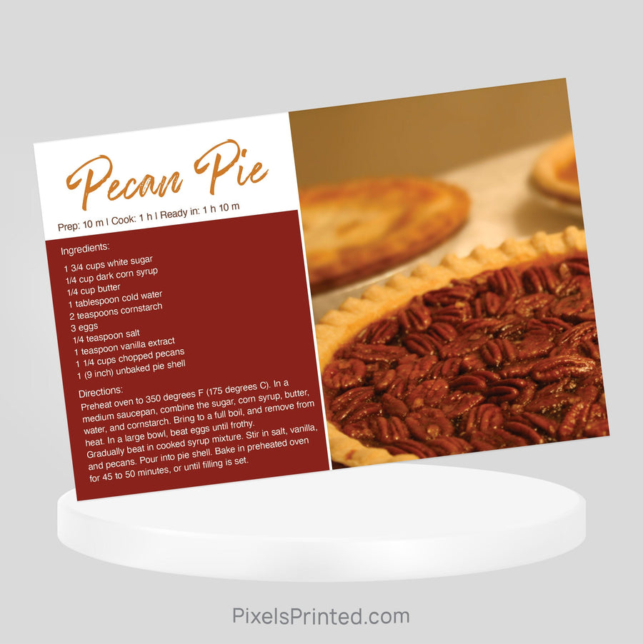 Coldwell Banker Thanksgiving recipe postcards PixelsPrinted 