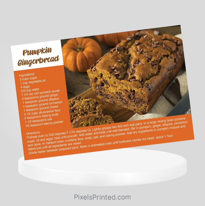 Coldwell Banker Thanksgiving recipe postcards PixelsPrinted 