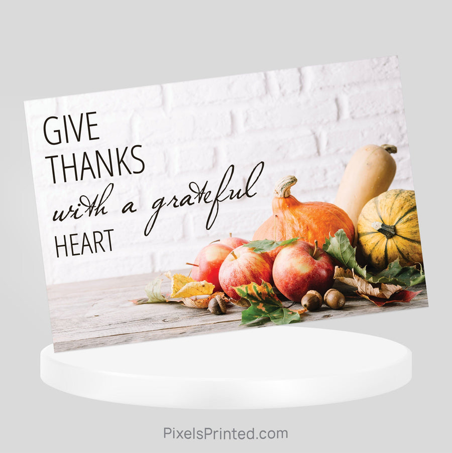 Coldwell Banker Thanksgiving wishes postcards PixelsPrinted 