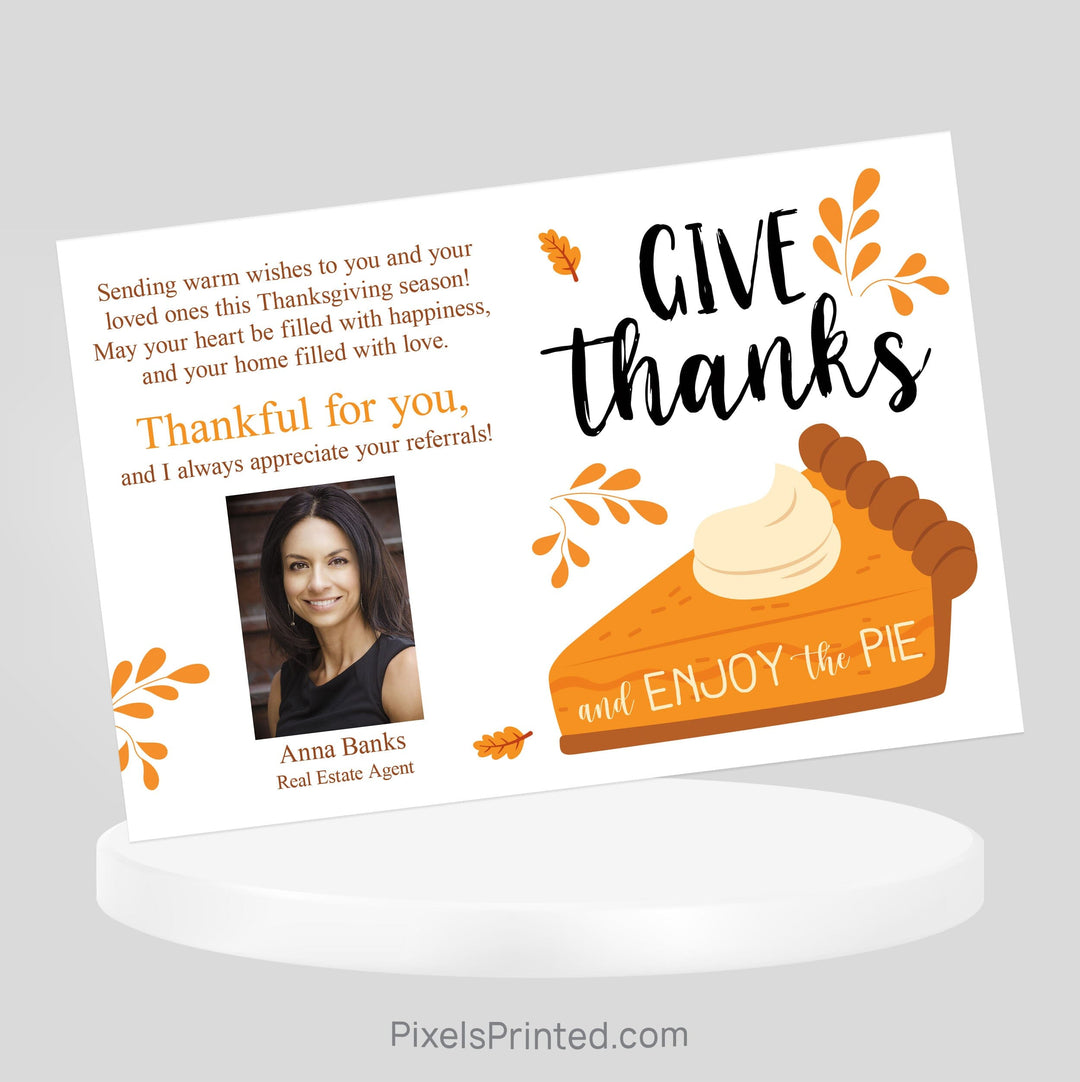 Coldwell Banker Thanksgiving wishes postcards PixelsPrinted 