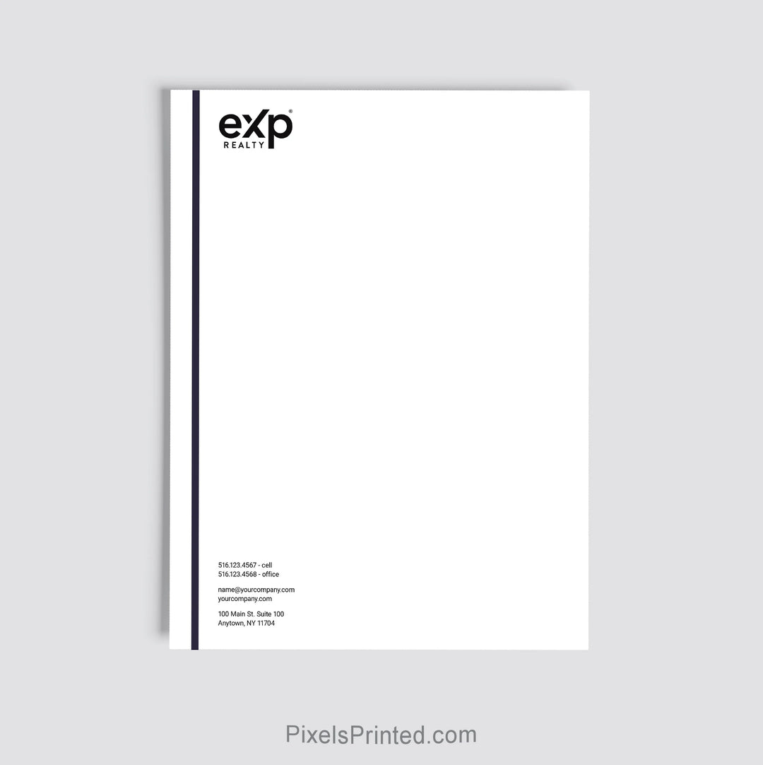 eXp Realty brokerage letterhead personalized with office information