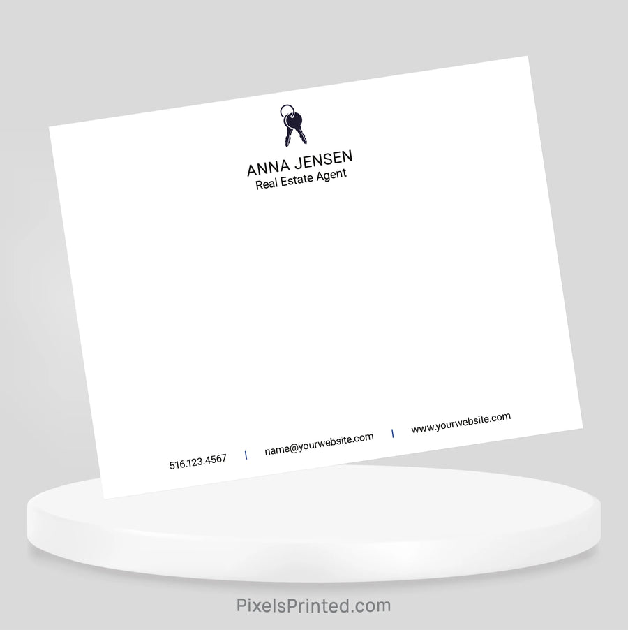 Personalized eXp Realty real estate notecard for thank you notes, referrals, client appreciation, and thoughtful follow-up.