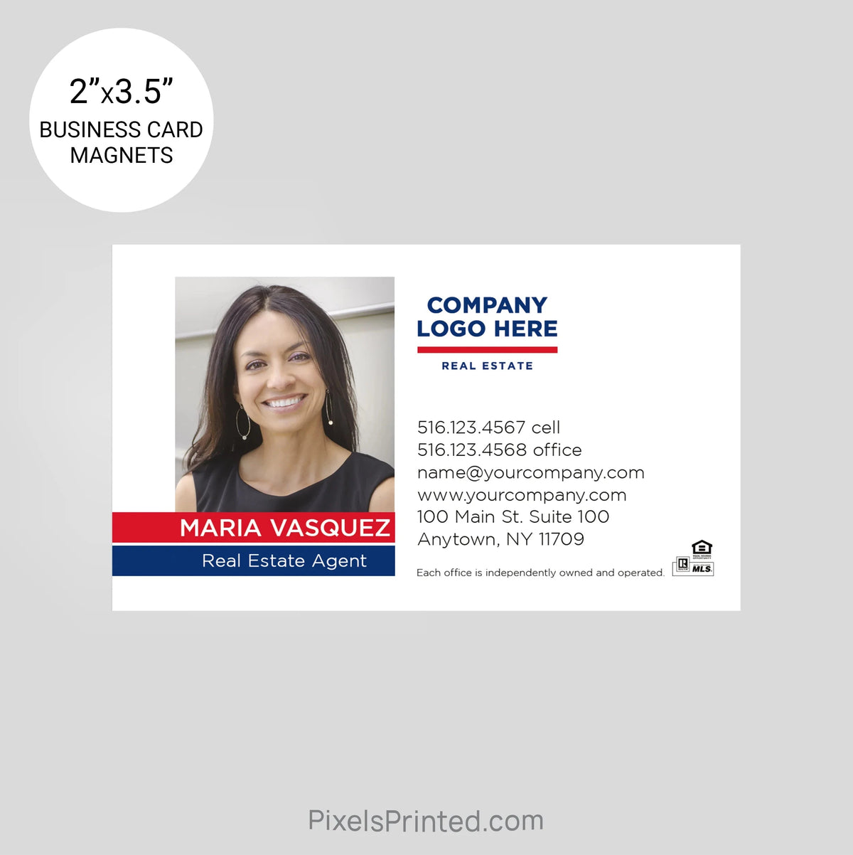 ERA real estate business card magnets PixelsPrinted 