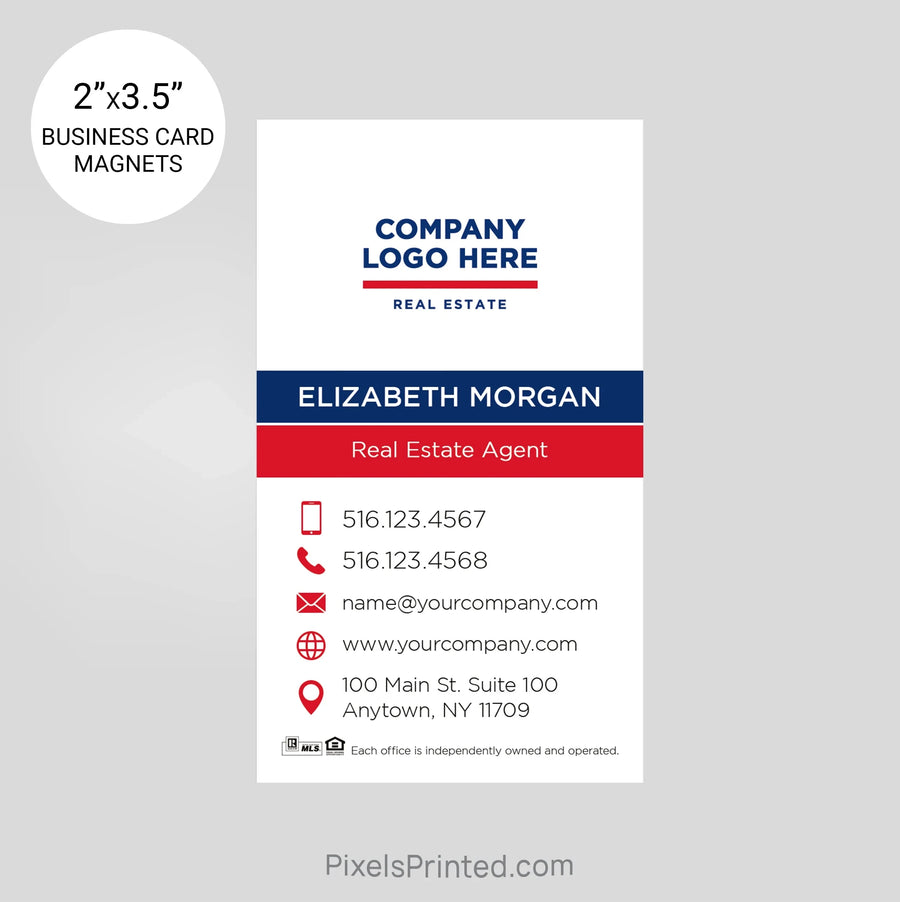 ERA real estate business card magnets PixelsPrinted 