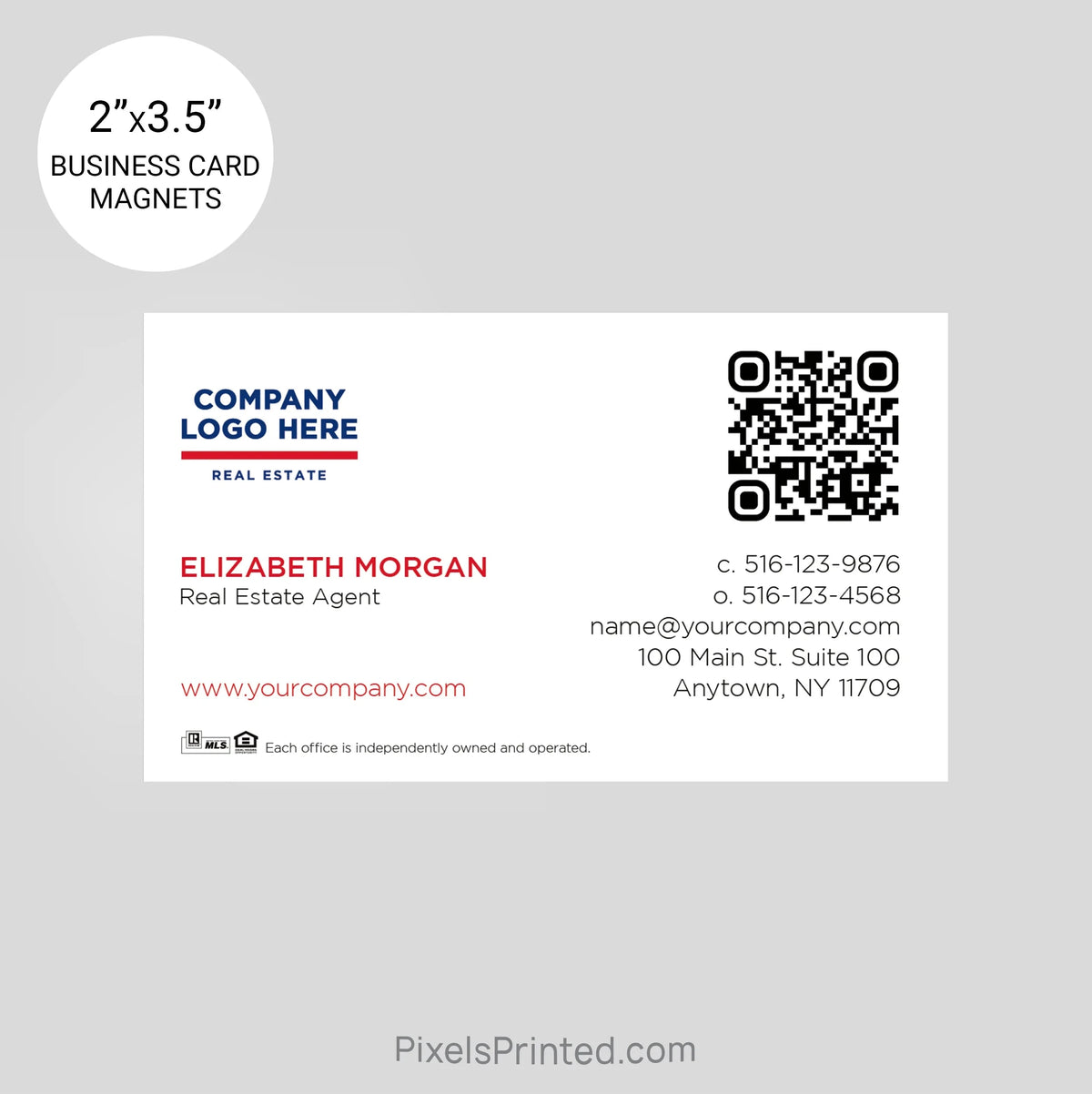 ERA real estate business card magnets PixelsPrinted 