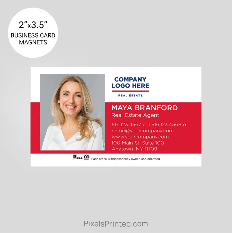 ERA real estate business card magnets PixelsPrinted 