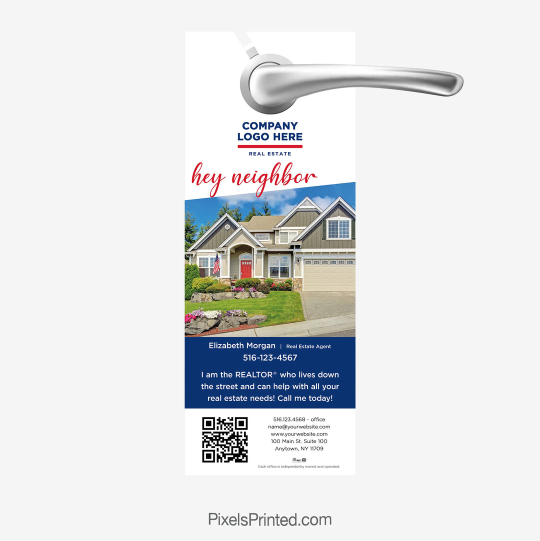 Neighborhood realtor door hanger ERA Real Estate for farming SOI