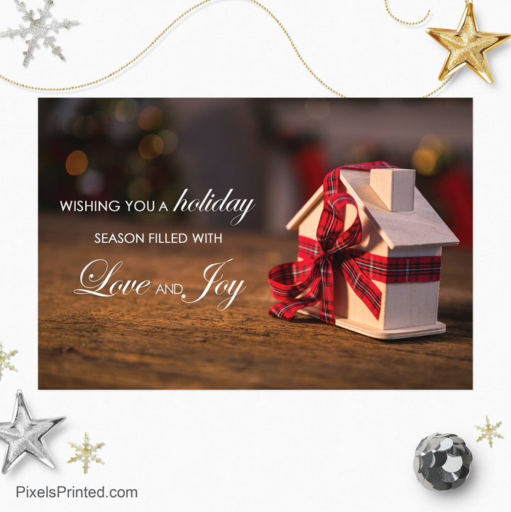 ERA real estate Christmas holiday postcards PixelsPrinted 