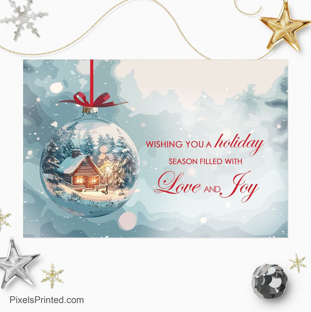 ERA real estate Christmas holiday postcards PixelsPrinted 