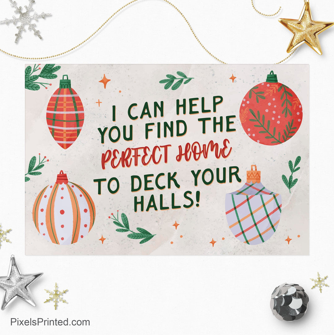 ERA real estate Christmas holiday postcards PixelsPrinted 