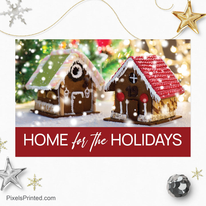 ERA real estate Christmas holiday postcards PixelsPrinted 