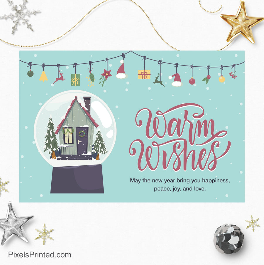 ERA real estate Christmas holiday postcards PixelsPrinted 