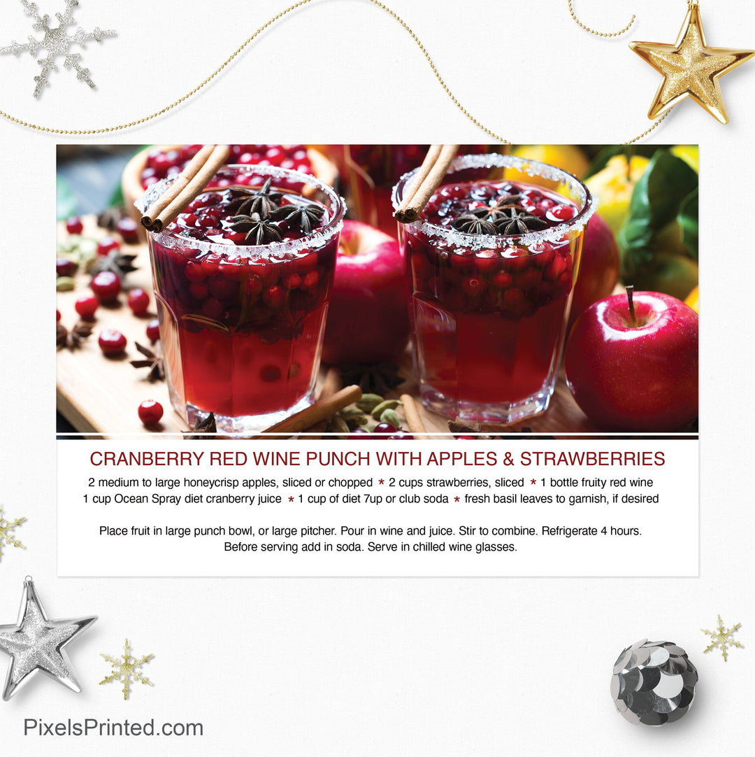 ERA real estate Christmas recipe postcards PixelsPrinted 