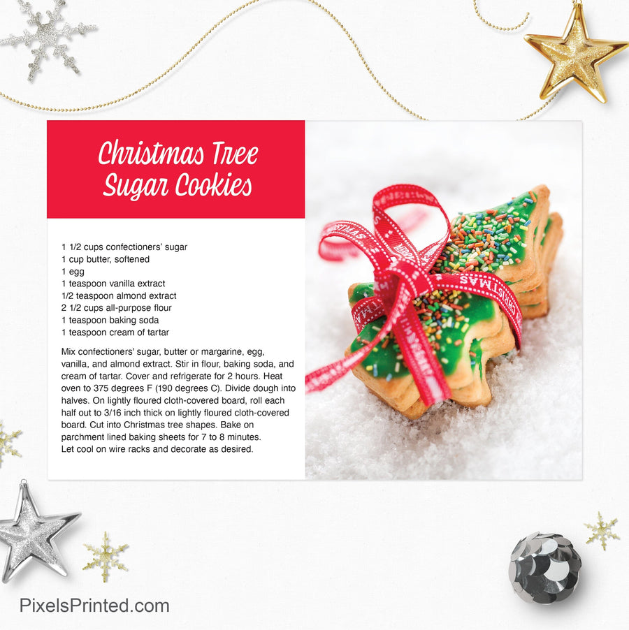 ERA real estate Christmas recipe postcards PixelsPrinted 