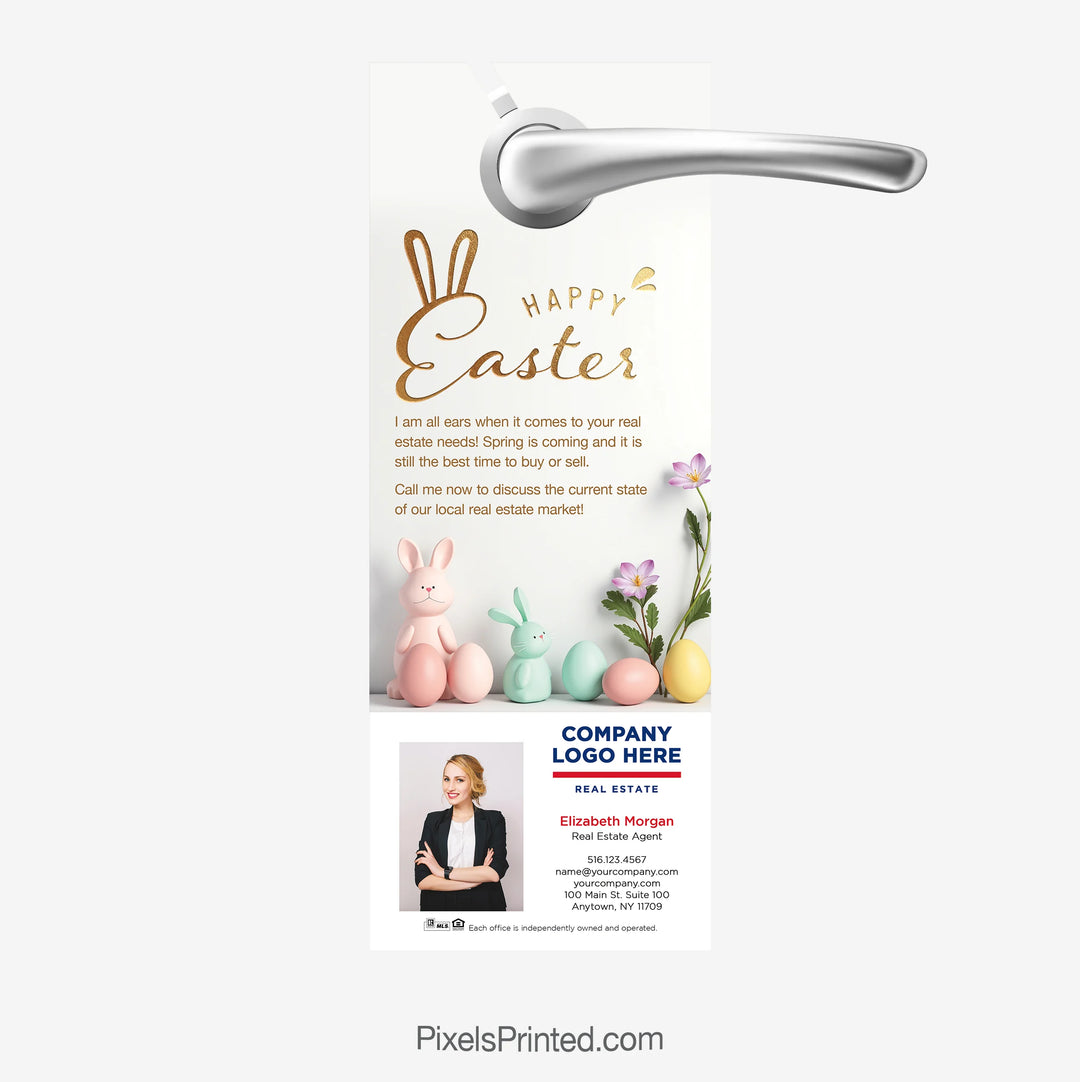 ERA real estate Easter door hangers spring market neighborhood farming