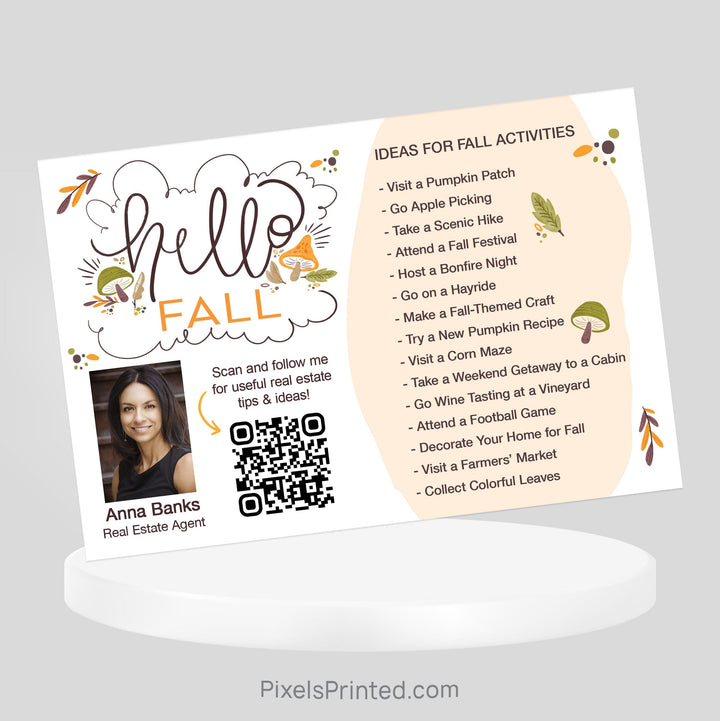 ERA real estate fall activities postcards PixelsPrinted 