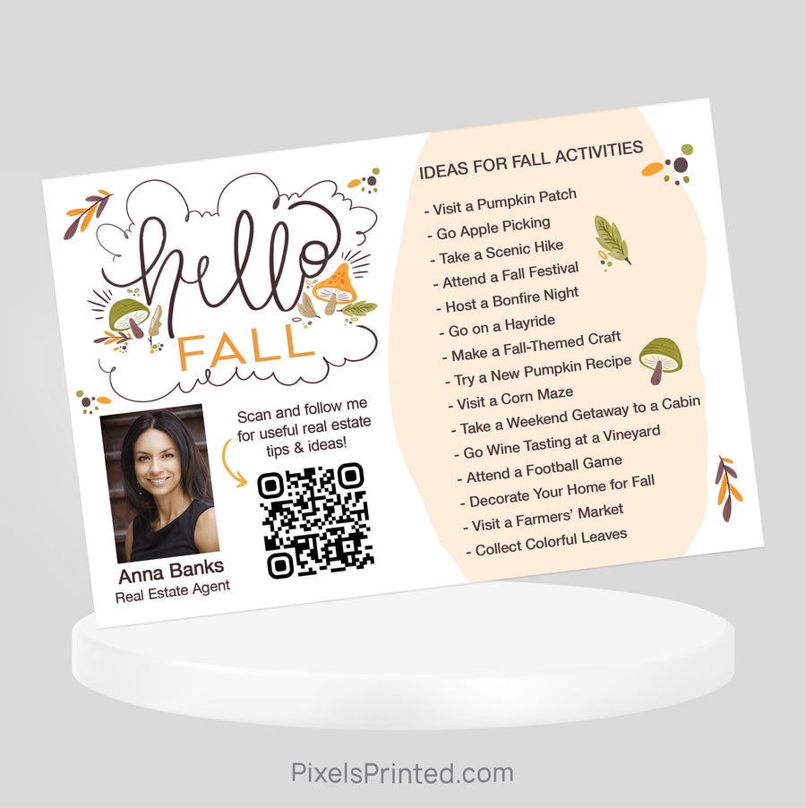 ERA real estate fall activities postcards PixelsPrinted 
