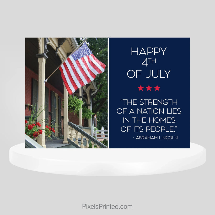 ERA real estate Fourth of July postcards PixelsPrinted 