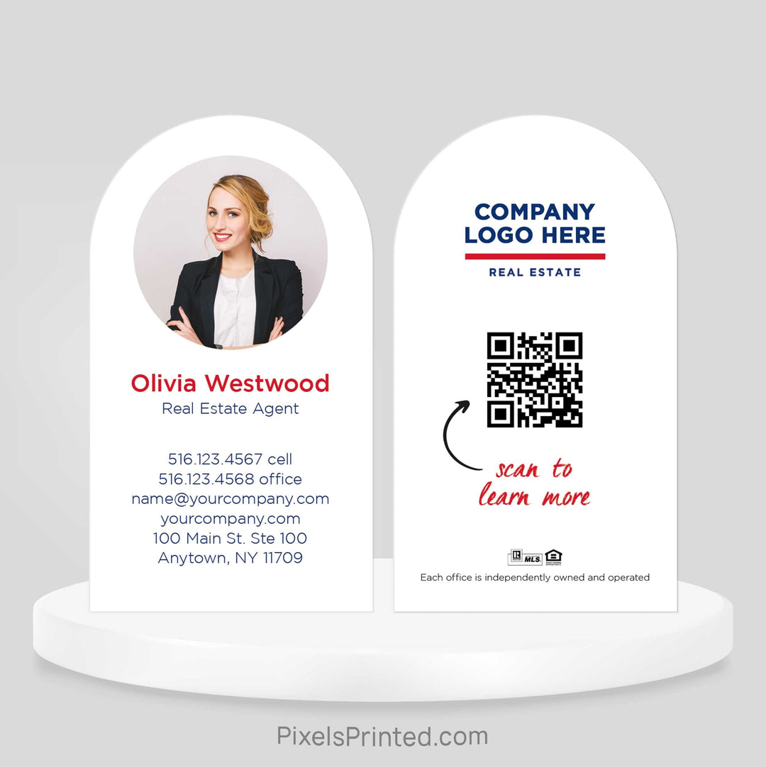 ERA real estate half circle business cards Business Cards PixelsPrinted 