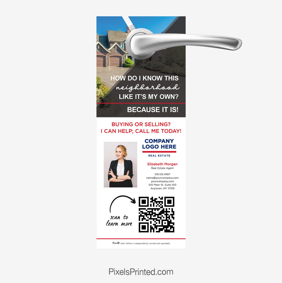 Professional realtor door hanger ERA Real Estate