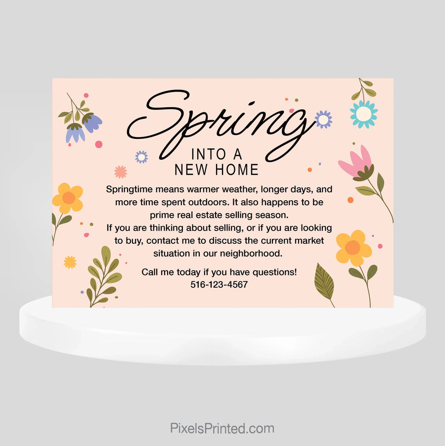ERA real estate hello spring postcards PixelsPrinted 