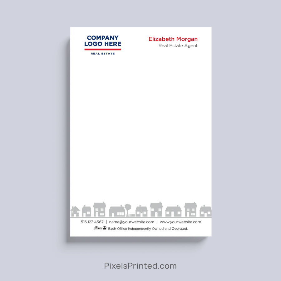 ERA Real Estate neighborhood realtor notepad with house design