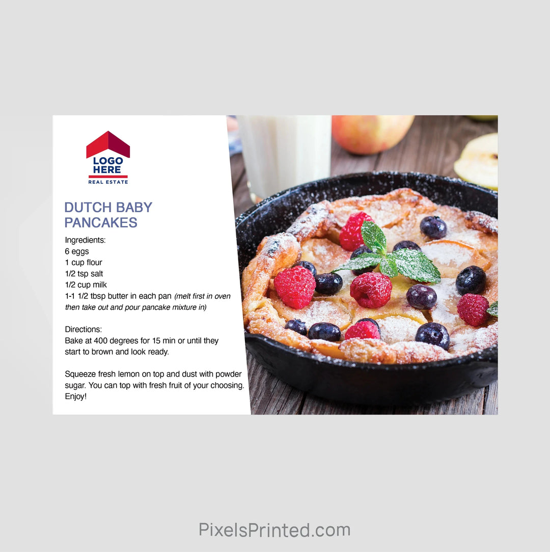 ERA real estate recipe postcards PixelsPrinted 
