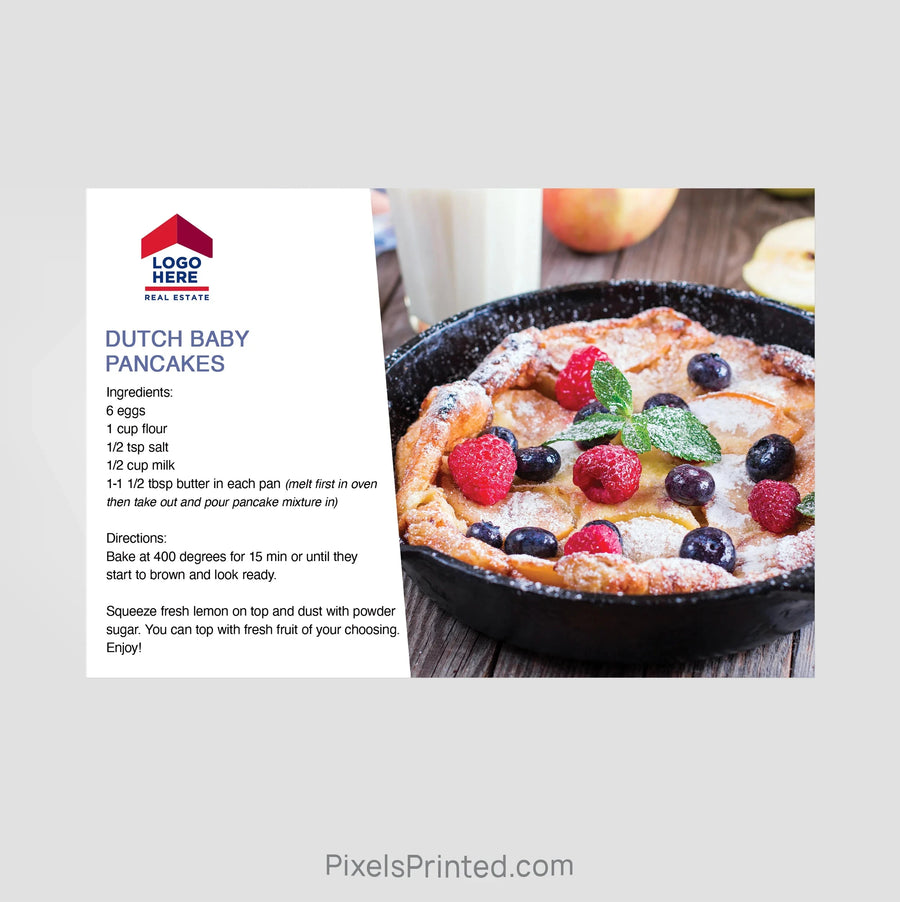 ERA real estate recipe postcards PixelsPrinted 