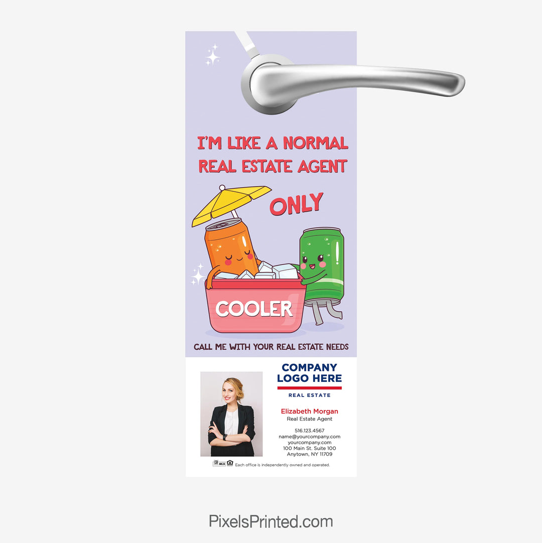 Summer fun agent introduction door hanger for ERA Real Estate agents