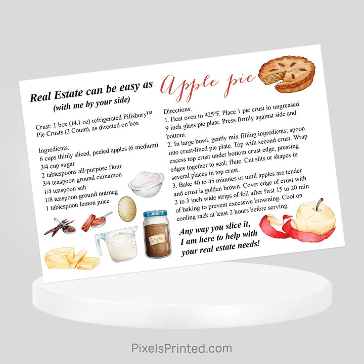 ERA real estate Thanksgiving recipes postcards PixelsPrinted 