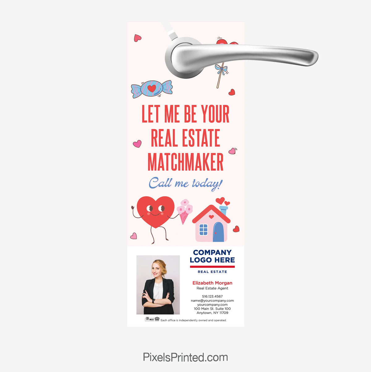 ERA Real Estate Valentine's Day Door Hanger Realtor Matchmaker