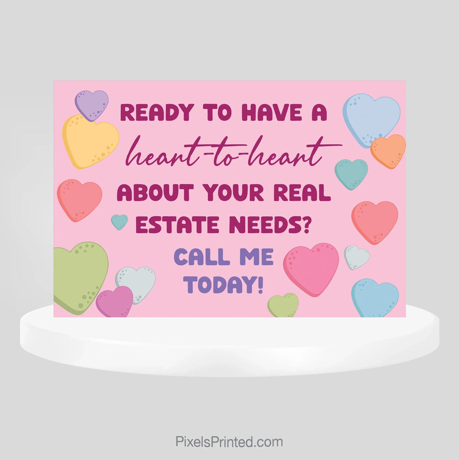 ERA real estate Valentine’s Day real estate consultation postcard PixelsPrinted 