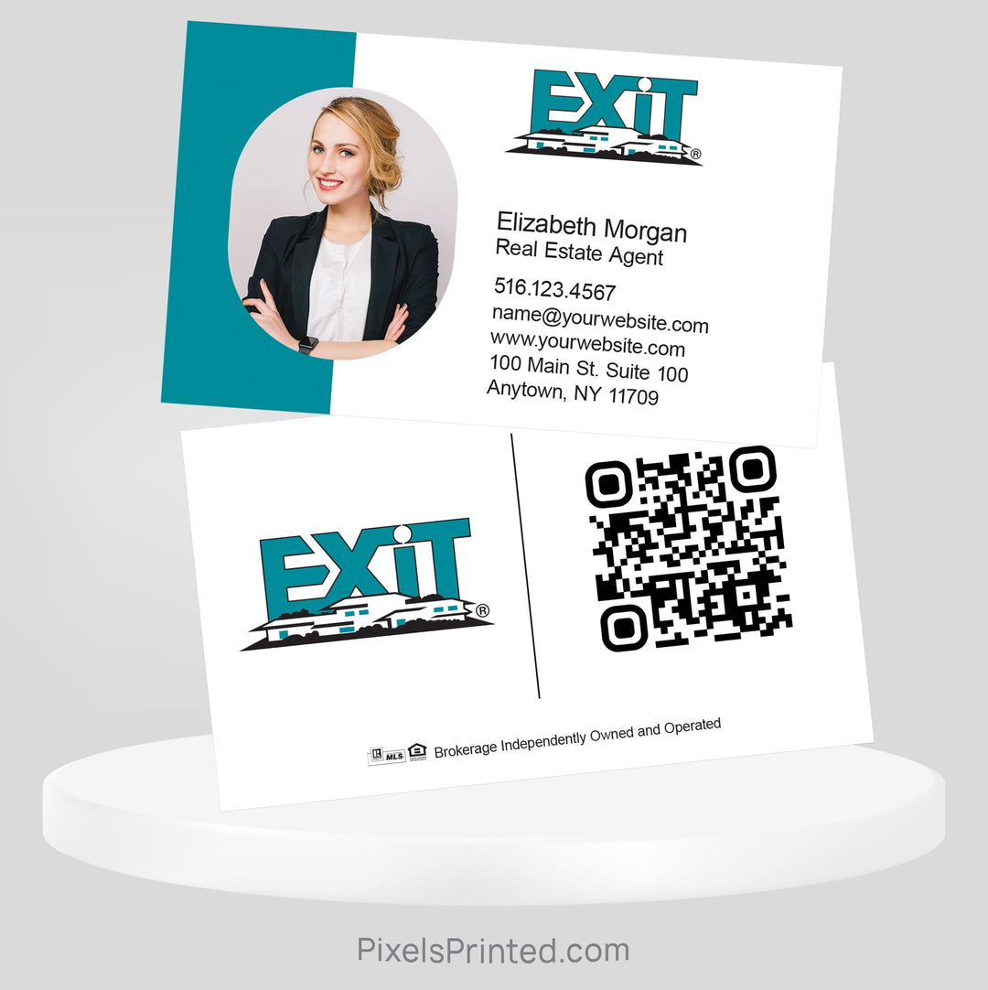 EXIT realty business cards Business Cards PixelsPrinted 