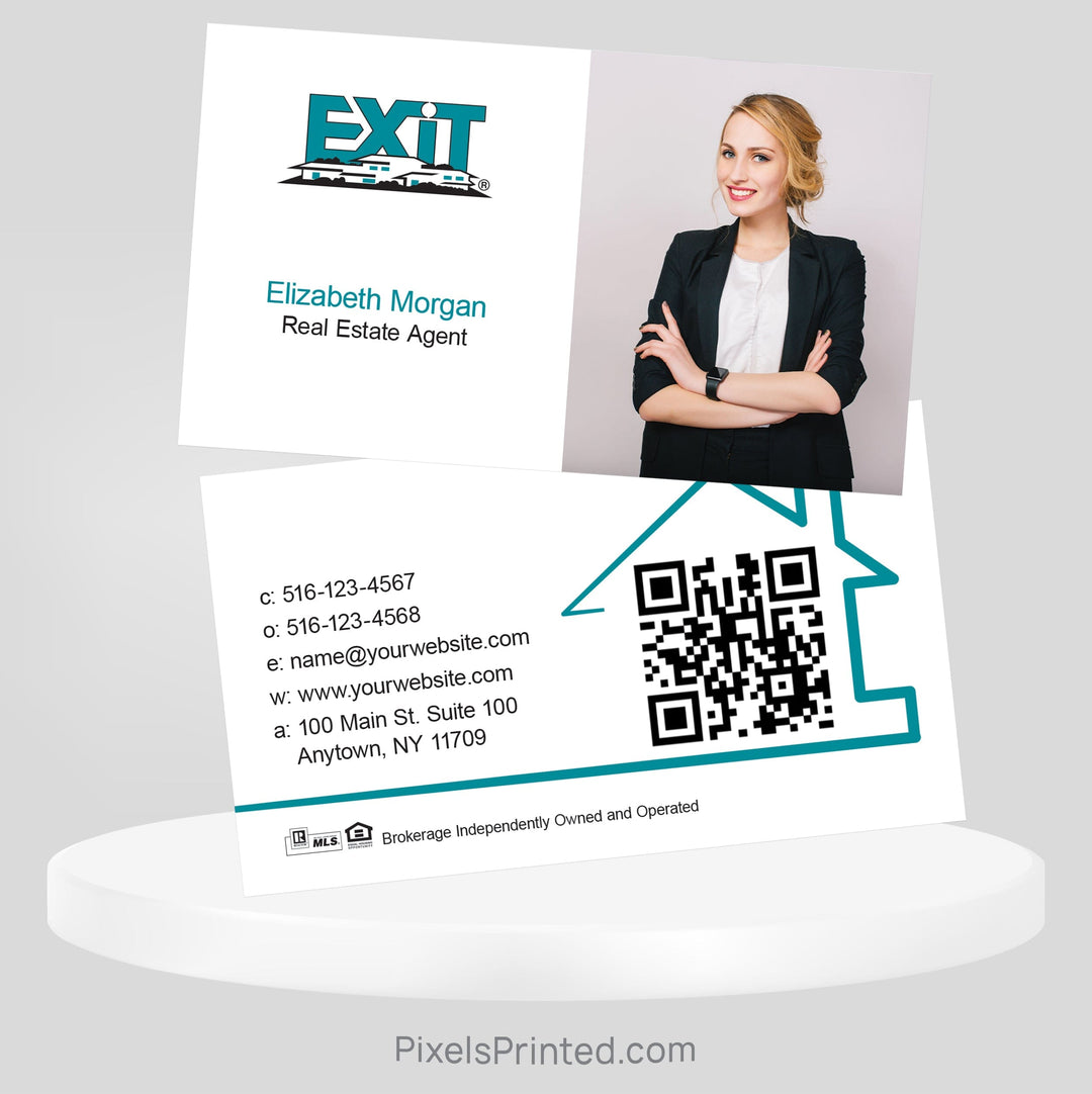 EXIT realty business cards Business Cards PixelsPrinted 