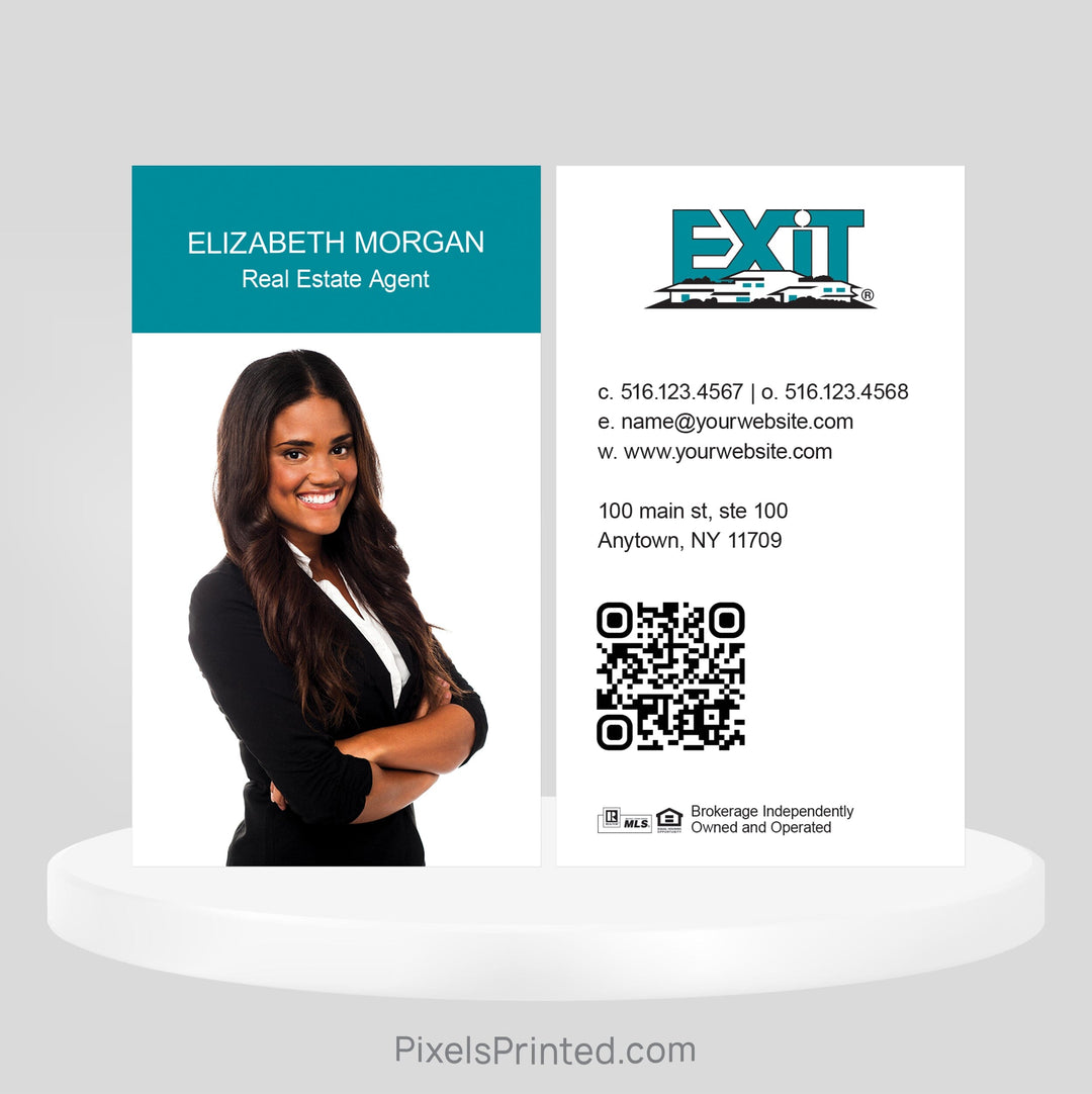 EXIT realty business cards Business Cards PixelsPrinted 
