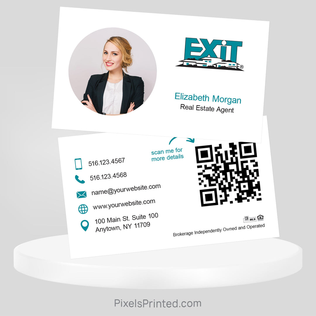 EXIT realty business cards Business Cards PixelsPrinted 