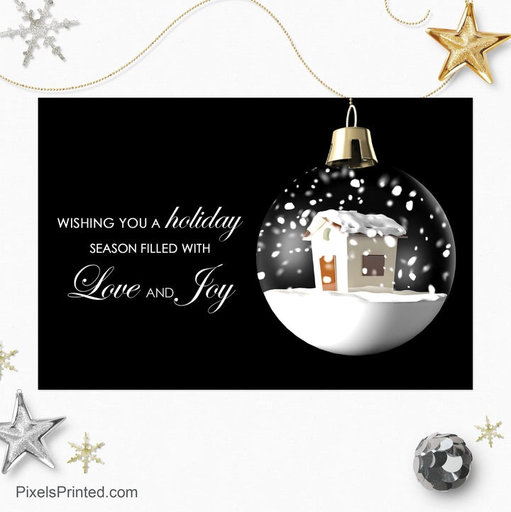 EXIT realty Christmas holiday postcards PixelsPrinted 