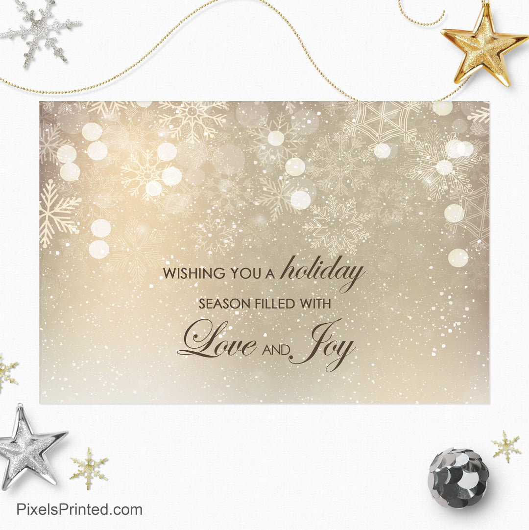 EXIT realty Christmas holiday postcards PixelsPrinted 