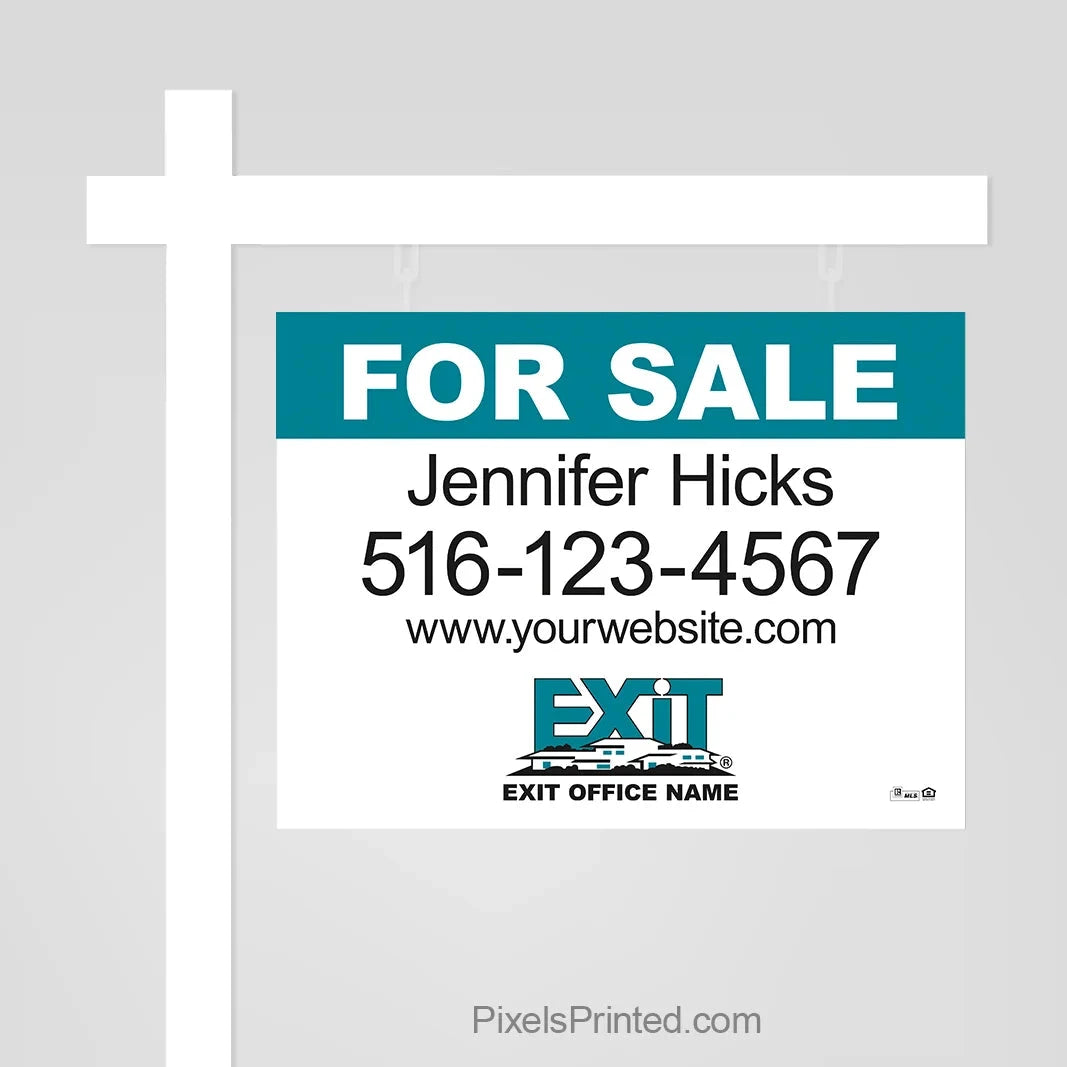 EXIT realty for sale sign panels sign panels PixelsPrinted 