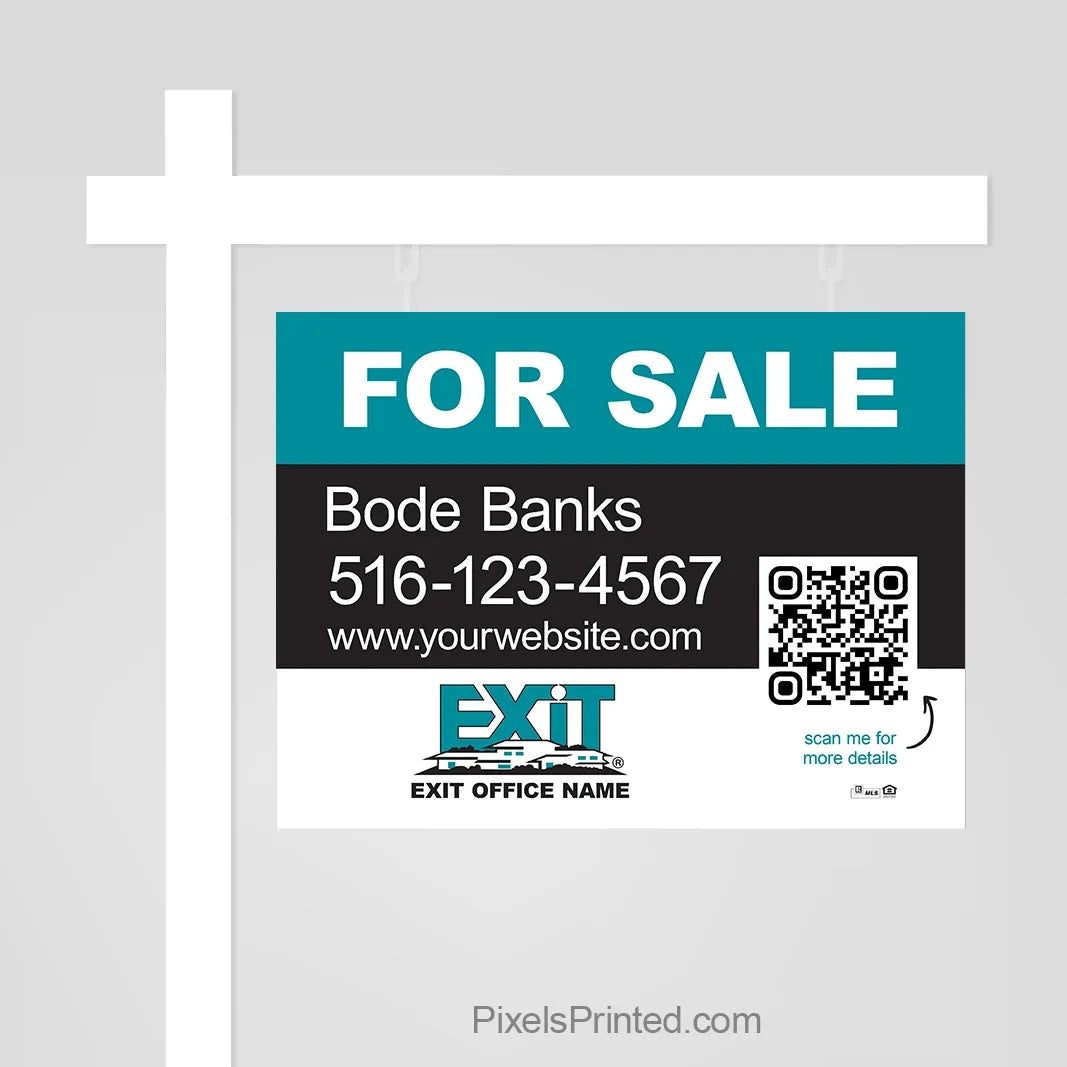 EXIT realty for sale sign panels sign panels PixelsPrinted 