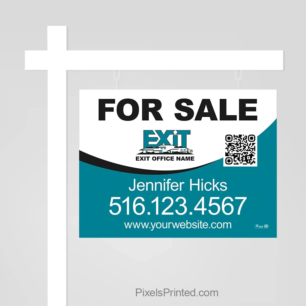 EXIT realty for sale sign panels sign panels PixelsPrinted 