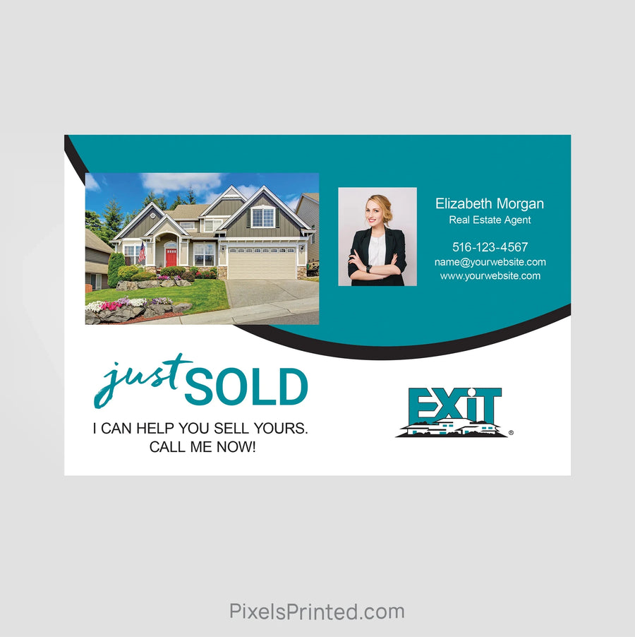 EXIT realty just sold postcards PixelsPrinted 