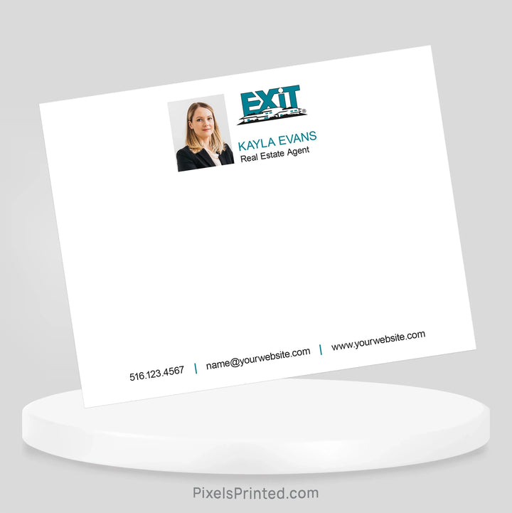 EXIT realty notecards notecards PixelsPrinted 