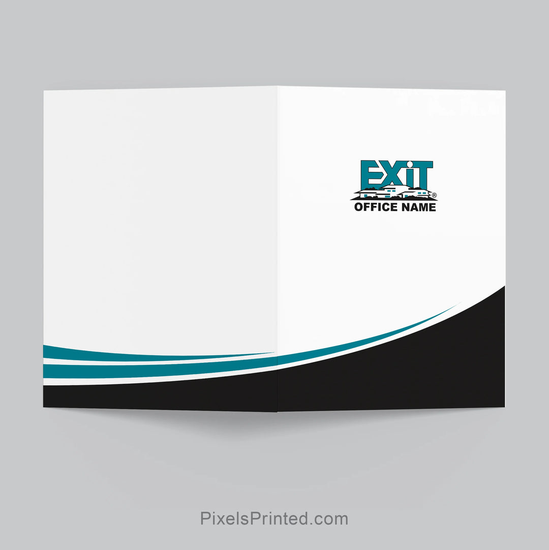 customizable EXIT Realty realtor presentation folder