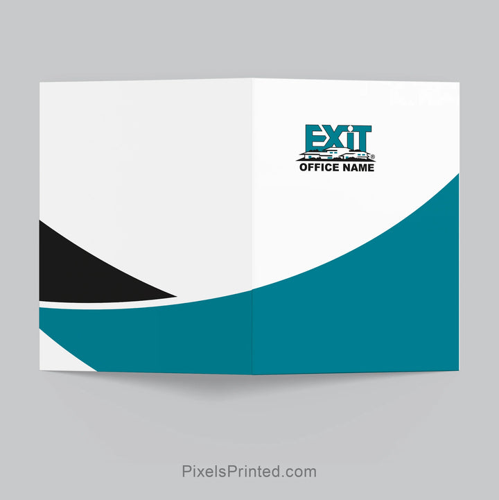 customizable EXIT Realty real estate agent marketing folder