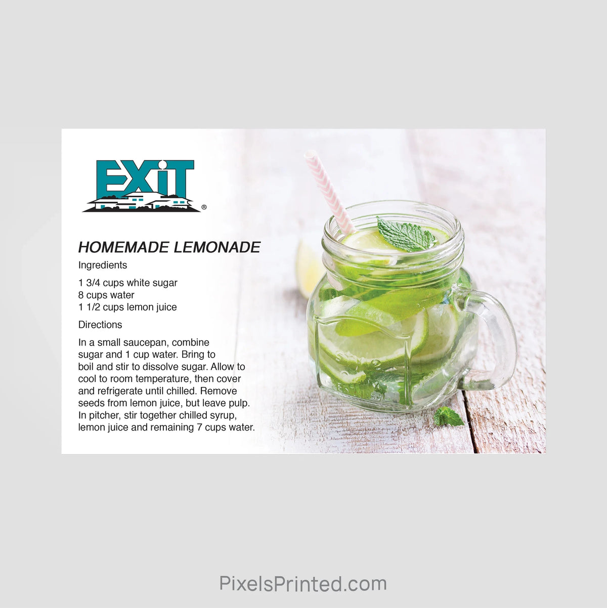 EXIT realty recipe mailers PixelsPrinted 