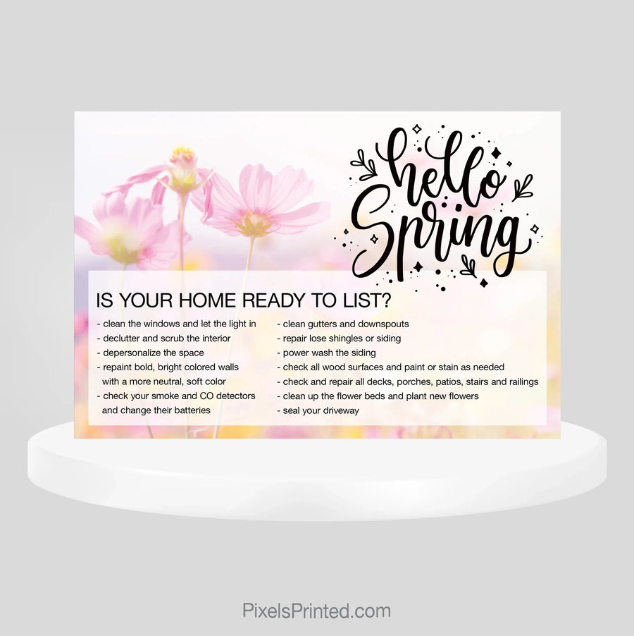EXIT realty spring maintenance postcards PixelsPrinted 