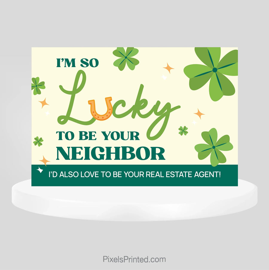 EXIT realty St Patrick’s Day mailers PixelsPrinted 